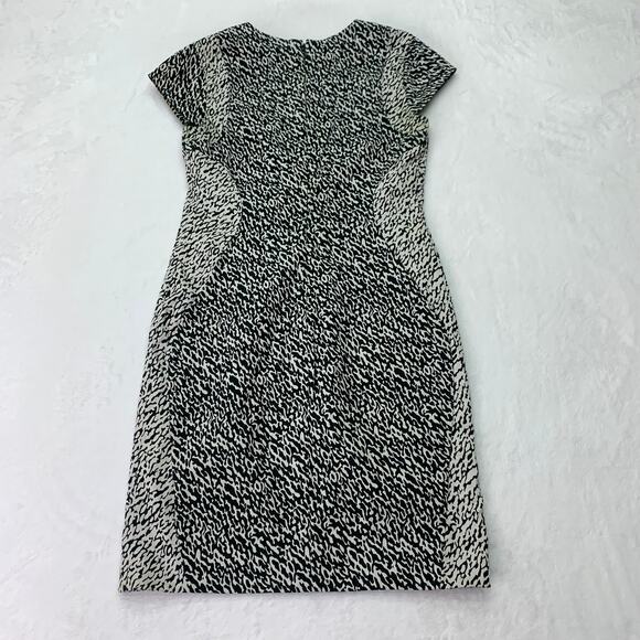 Diane von Furstenberg Size XS Pele Snake Wave Jacquard Green Shift Dress READ - Picture 10 of 16